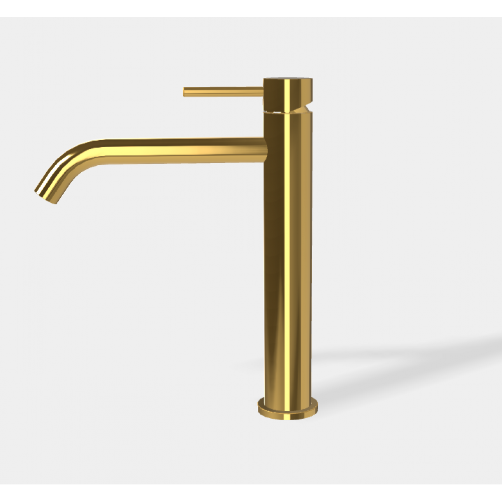 Смеситель для раковины, Fima Carlo Frattini, Spillo Up, цвет-золото