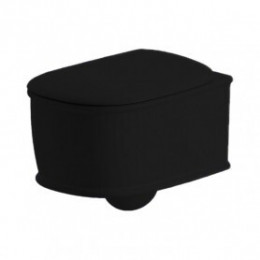 Унитаз, Artceram, Atelier, подвесной, шгв 375*525*370, цвет-черный матовый