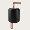 Дозатор для жидкого мыла, Gessi, Goссia, шгв 90*108*243, цвет дозатора-Copper Brushed GHRC/чёрный