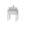 Тумба для консоли, Duravit, Luv, шгв 688*450*743, раковина-необходимо заказать, цвет-скандинавский белый шелковисто-матовый