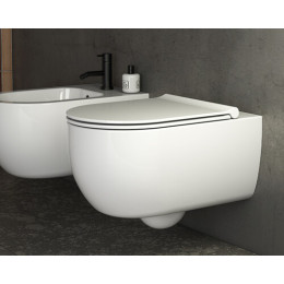 Унитаз, Globo, MODE, подвесной, шгв 340*530*330, CERASLIDE, BATAFORM, цвет-белый