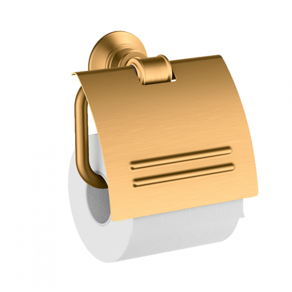 Бумагодержатель, Axor, Axor Montreux, шгв 130*60*79, цвет-шлифованное золото