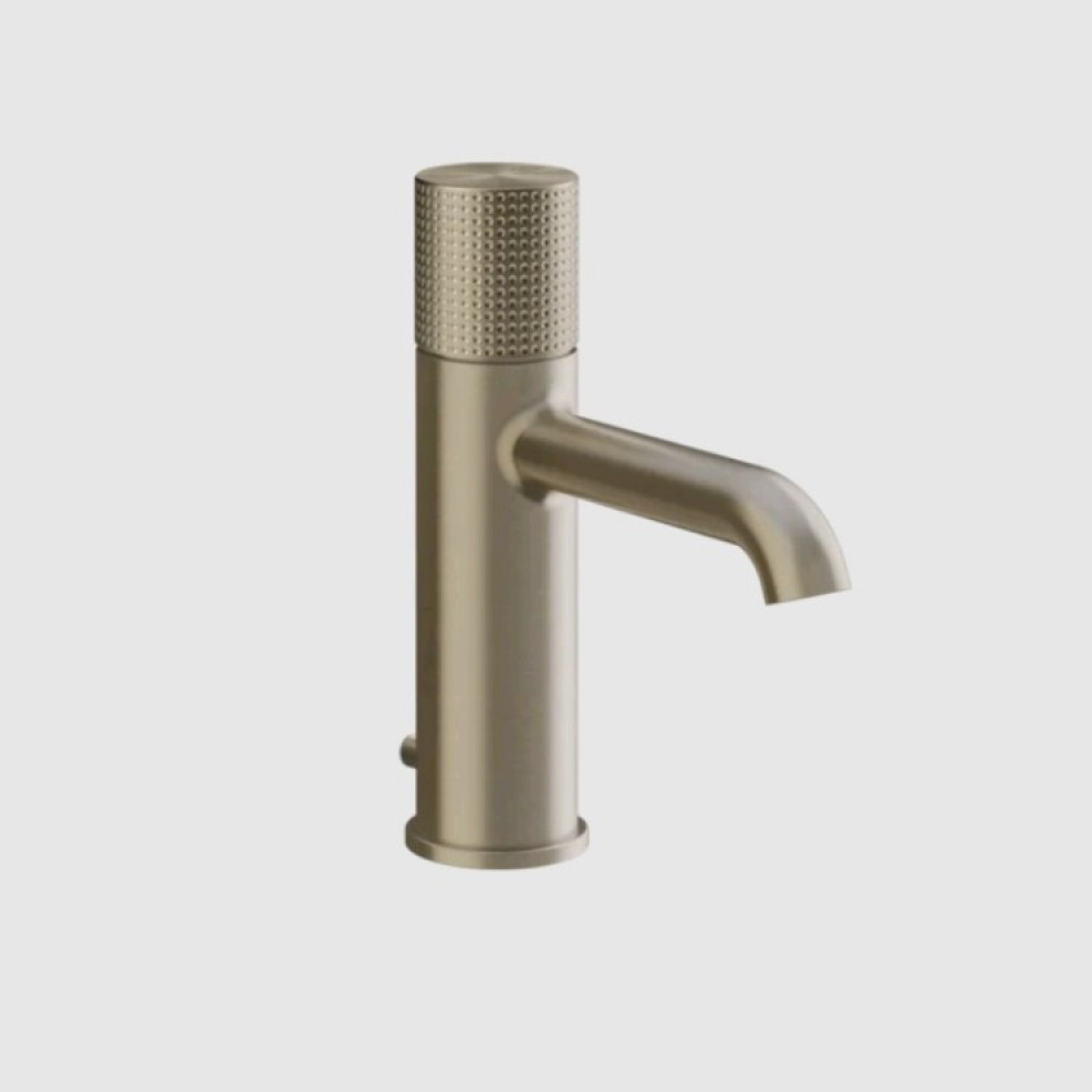 Смеситель для раковины, Gessi, Habito Cesello, цвет-Finox Brushed Nickel