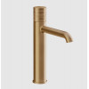 Смеситель для раковины, Gessi, Habito Trame, цвет-Warm Bronze Brushed PVD