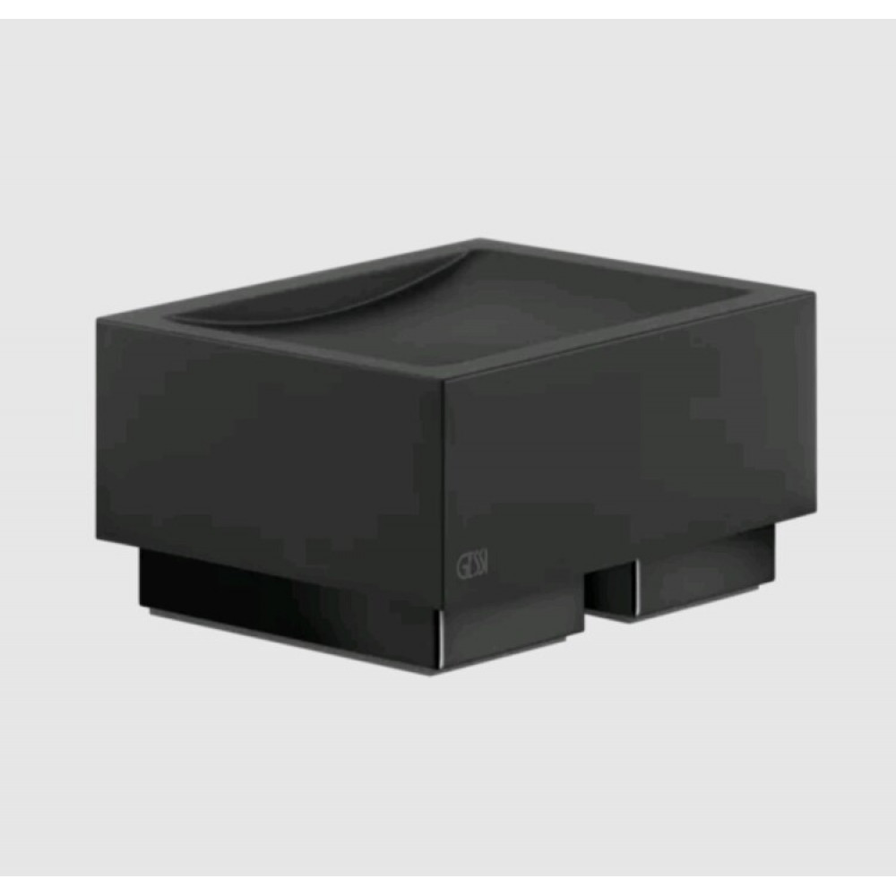 Мыльница, Gessi, Rettangolo, шгв 105*85*56.5, цвет-чёрный/Black Metal PVD