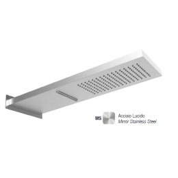 Верхний душ, Almar, Wall Mounted head showers, 537*165, цвет-сталь (Steel) (Товар заказной, возврату не подлежит)