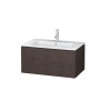 Тумба под раковину, Duravit, L-Cube, шгв 820*481*400, раковина-необходимо заказать, цвет-дуб темный брашированный