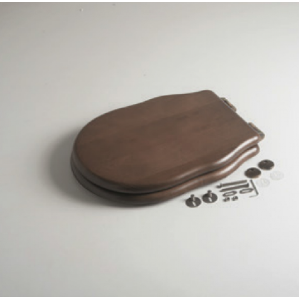 Сиденье для унитаза, Alice, Boheme, цвет-орех (Walnut, Hazel)