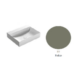 Раковина, Globo, Le Lastre, шгв 600*470*120, отверстия для смесителя-1, цвет-Felce