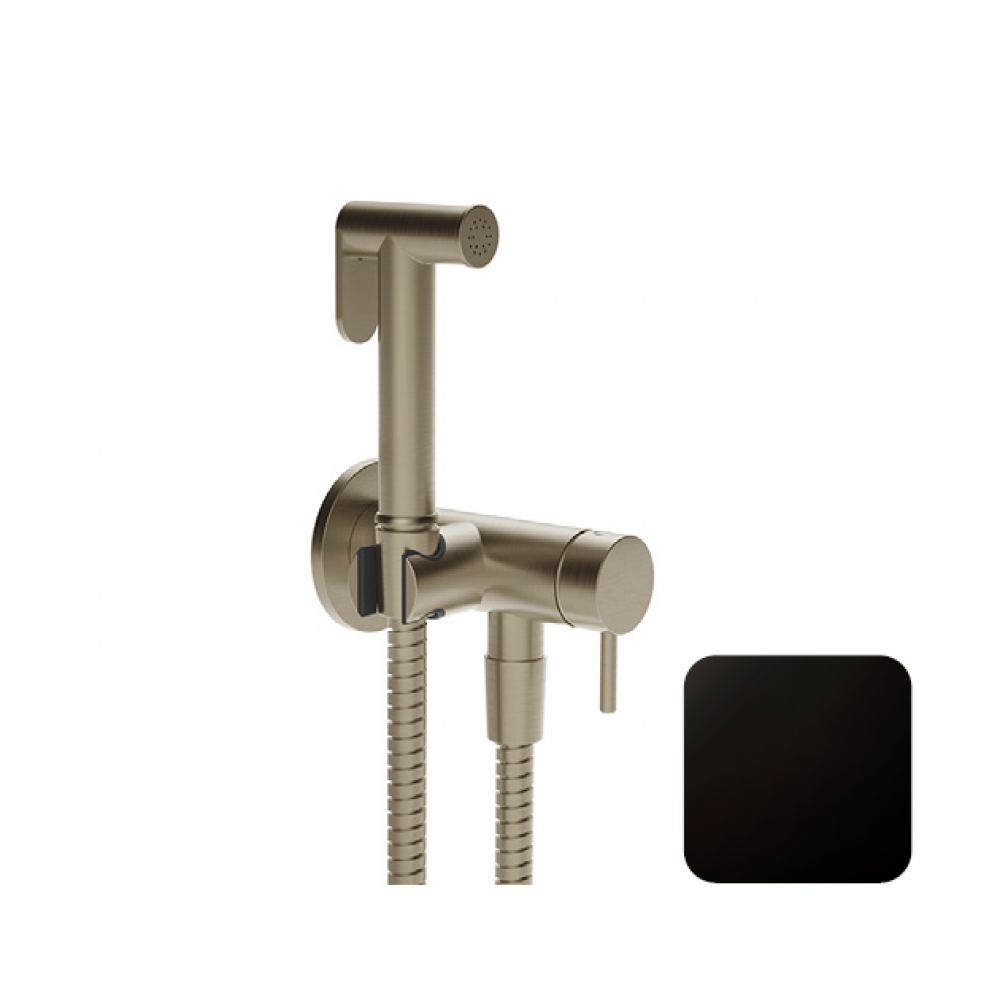 Гигиенический душ, Gessi, цвет-Black Metal PVD