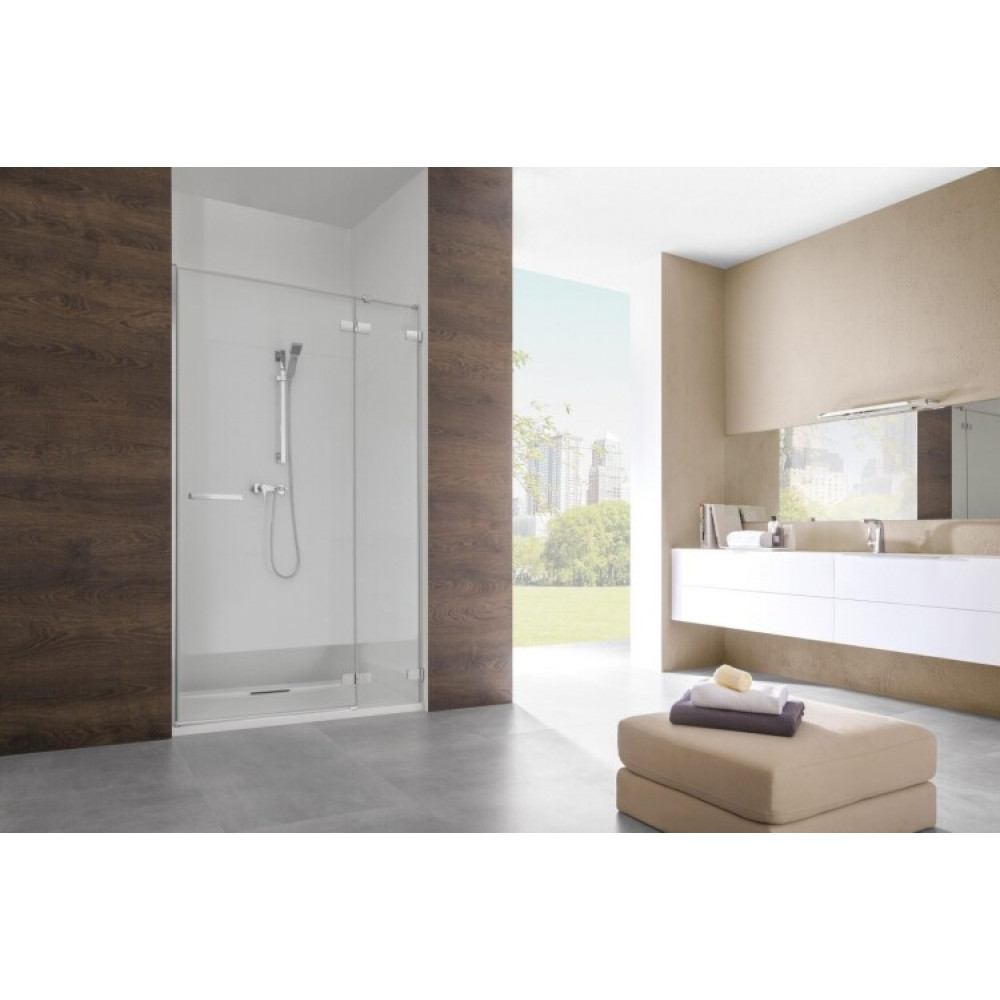 Неподвижная стенка, Radaway, Euphoria DWJ, правосторонняя, шв 243*2000, хром, цвет стекла-прозрачный, Easy Clean