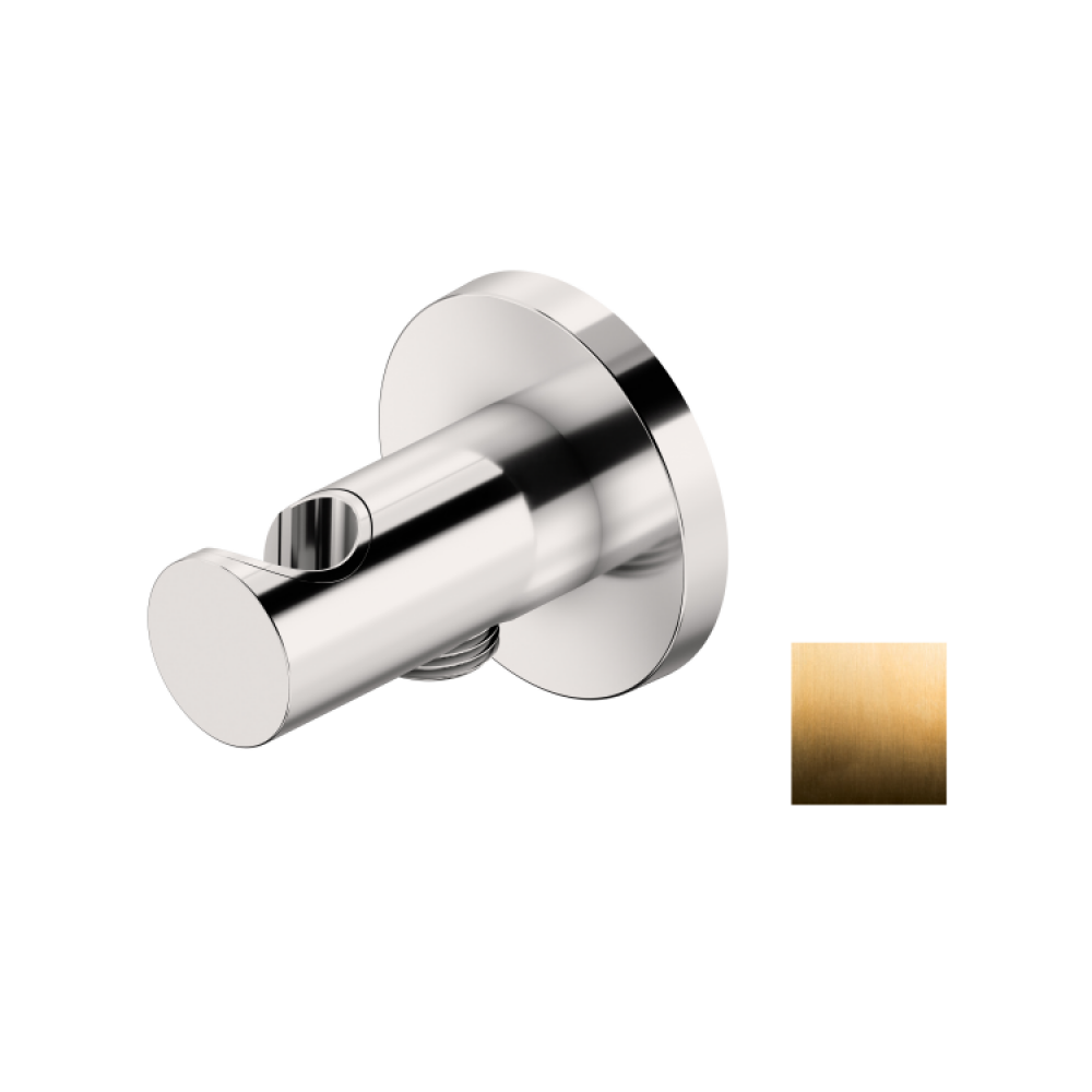 Шланговое подсоединение, Ritmonio, цвет-золото брашированное (Brushed Gold)