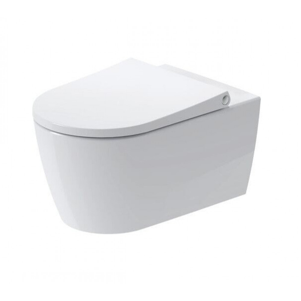 Унитаз, Duravit, Bento Starck Box, подвесной, шгв 370*570*360, HygieneGlaze, цвет-белый шелковисто-матовый/белый глянцевый