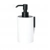 Дозатор для жидкого мыла, Bertocci, Trecento, шгв 70*80*180, цвет дозатора-черный матовый (Matt Black, Nero Opaco)