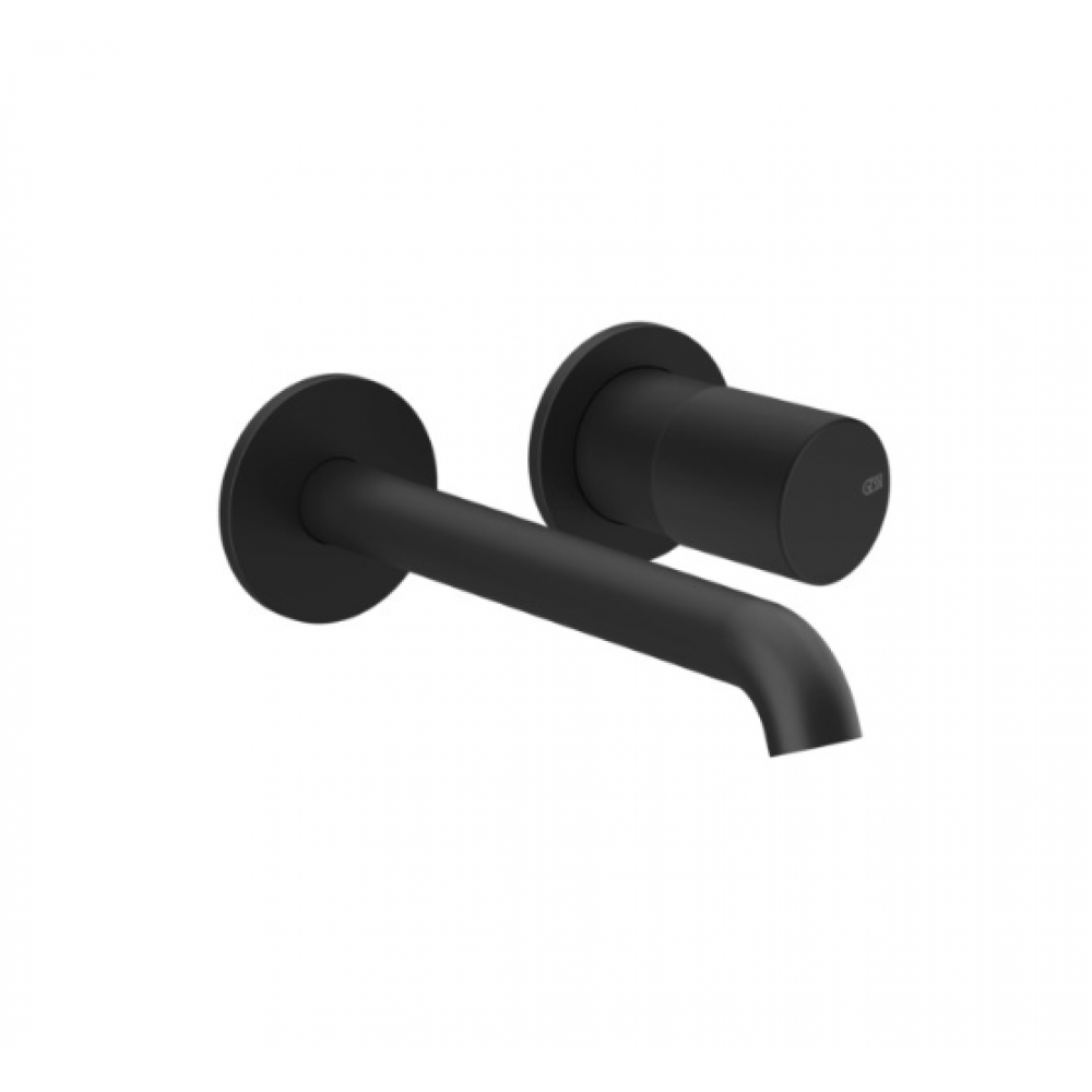 Смеситель для раковины, Gessi, Habito Unito, цвет-черный матовый