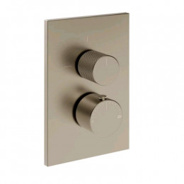 Смеситель для душа, Gessi, Inverso Diamantato, на 3 потребителя, цвет-Finox Brushed Nickel