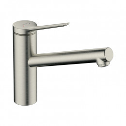 Смеситель для кухни, Hansgrohe, Zesis M33, цвет-сталь