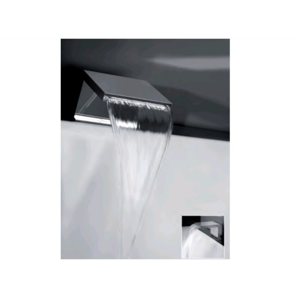 Излив, Gessi, Cascata, цвет-Black Metal Brushed PVD