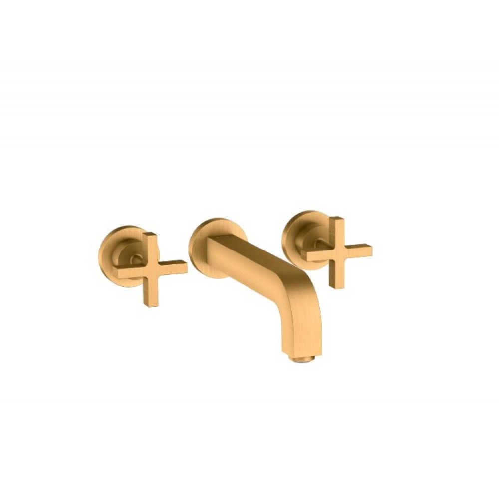 Смеситель для раковины, Hansgrohe, Axor Citterio, цвет-шлифованное золото