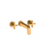 Смеситель для раковины, Hansgrohe, Axor Citterio, цвет-шлифованное золото