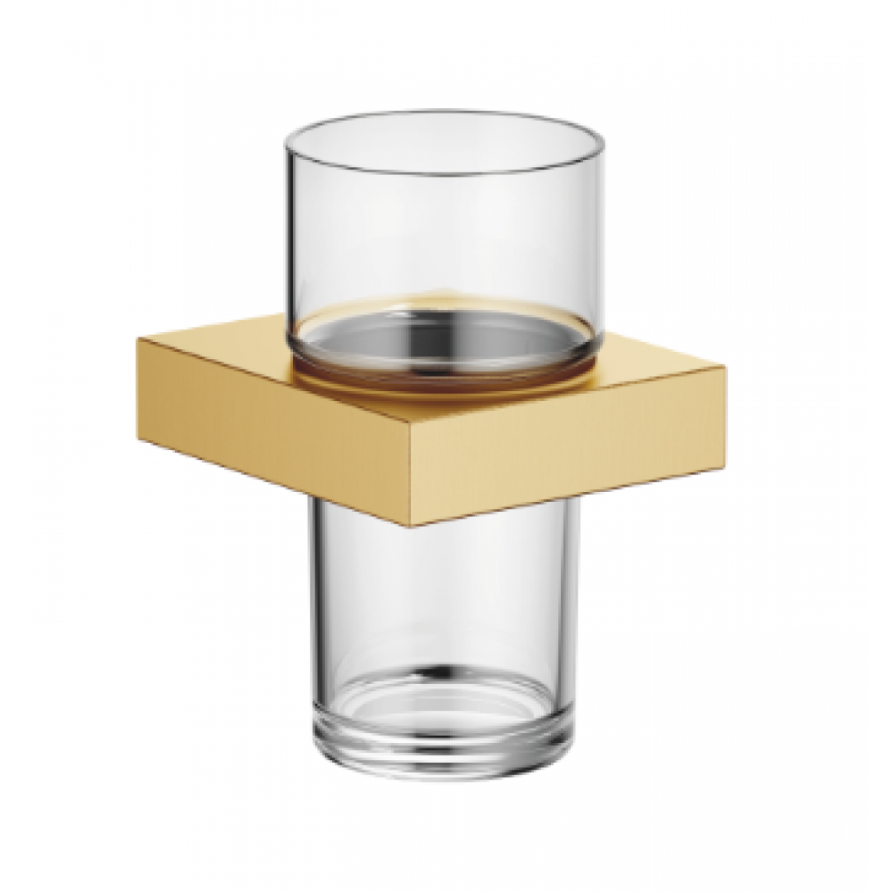 Стакан, Dornbracht, Series specific, шгв 75*85*118, цвет-Латунь сатинированная (золото 23кт)