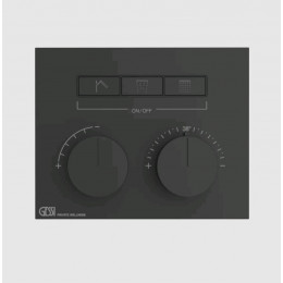 Смеситель для душа, Gessi, HI-FI Compact, на 3 потребителя, цвет-черный матовый