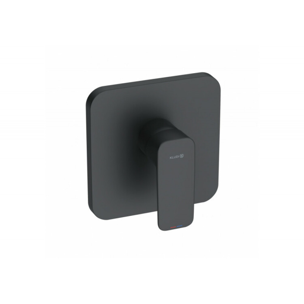 Смеситель для душа, Kludi, Pure&Style, цвет-черный матовый