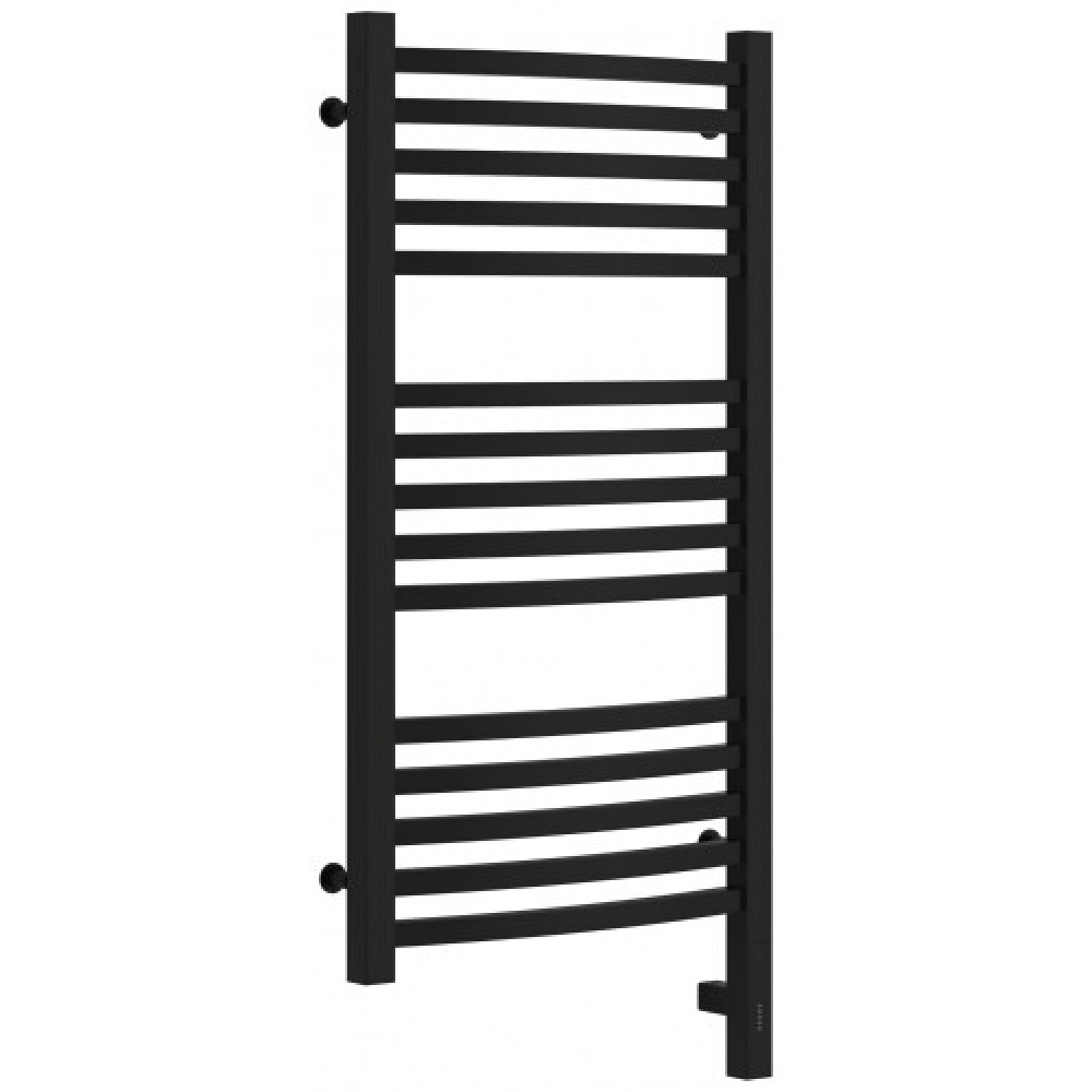 Полотенцесушитель, Сунержа, Аркус 3.0, шгв 430*92*920, нижнее справа, МЭМ, цвет-черный матовый