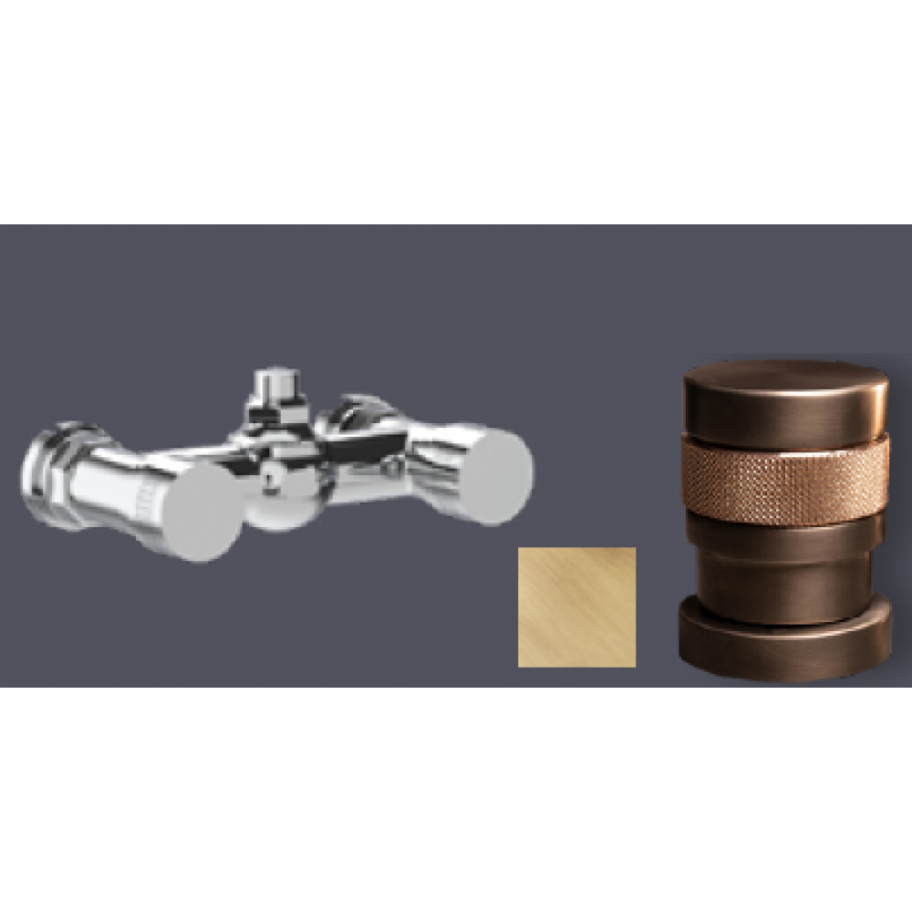 Смеситель для душа, Nicolazzi, Vitone ceramico doccia, цвет-Bronzed Plated