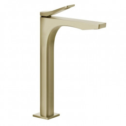 Смеситель для раковины, Gessi, Rilievo, цвет-Brushed Brass PVD