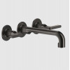 Смеситель для раковины, Gessi, Inciso, цвет-Black Metal Brushed PVD