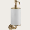 Дозатор для жидкого мыла, Gessi, VENTI20, шгв 75*136*254, цвет дозатора-Warm Bronze Br. PVD/белый