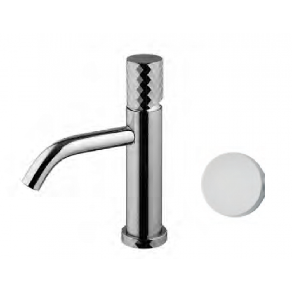 Смеситель для раковины, Fima Carlo Frattini, Spillo Tech, V COLLECTION, цвет-белый матовый