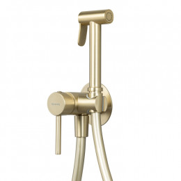 Гигиенический душ, Splendy, Joy, цвет-золото матовое (брашированное)