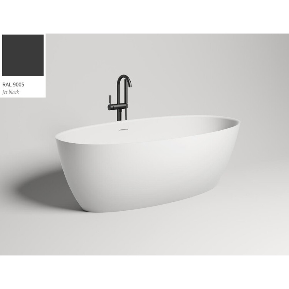 Ванна, Salini, ALDA Nuova, шгв 1780*920*580, RAL9005 глянцевый снаружи/ДК белый