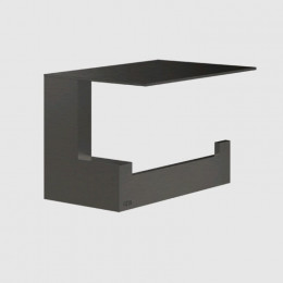Бумагодержатель, Gessi, Rettangolo, шгв 155*100*97, цвет-Black Metal Brushed PVD