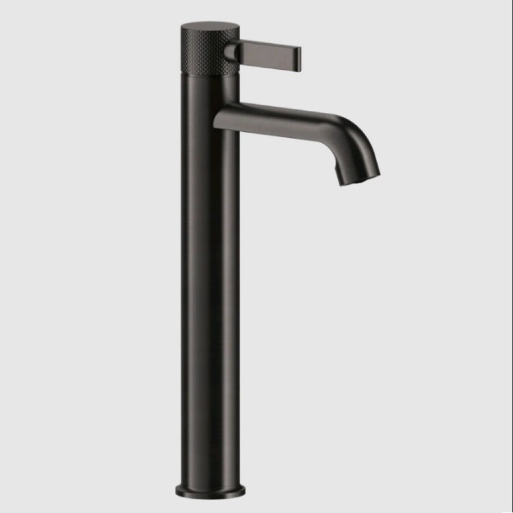 Смеситель для раковины, Gessi, Inciso, цвет-Black Metal Brushed PVD