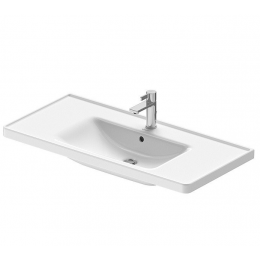 Раковина, Duravit, Duravit No.1, шгв 1005*480*170, отверстия для смесителя-1, WonderGliss, цвет-белый