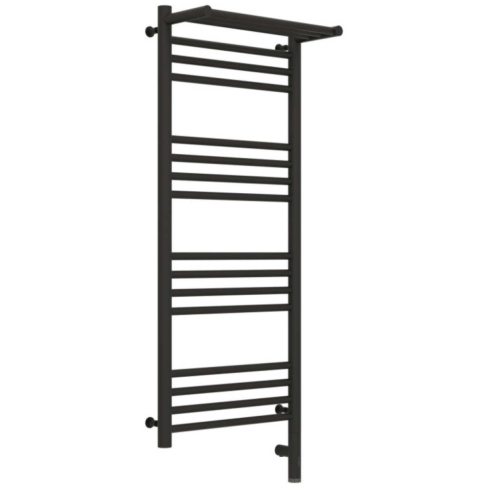 Полотенцесушитель, Сунержа, Богема 3.0, с 1 полкой, шгв 432*214*1124, нижнее справа, МЭМ, цвет-тёмный титан муар