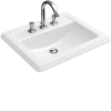 Раковина, Villeroy&Boch, Hommage, шгв 630*525*200, CeramicPlus, цвет-альпийский белый