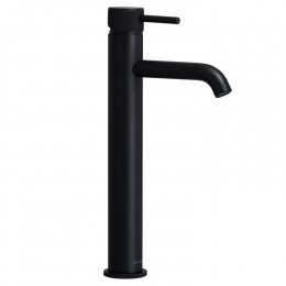 Смеситель для раковины, Splendy, Passion, высокий, цвет-черный матовый