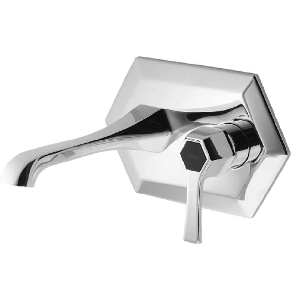 Смеситель для раковины, Cisal, Chérie, цвет-Chrome/Night Black