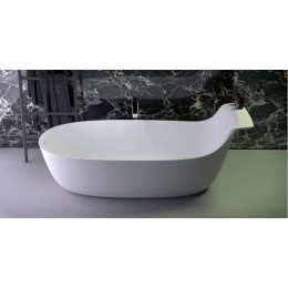 Ванна, KNIEF, Prime Oval, шгв 1950*850*750/500, цвет-белый матовый