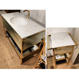 Комплект, Oasis, Academy, консоль, столешницы MOBO, раковина, тумба с полотенцедержателем, зеркало, светильники 2 шт