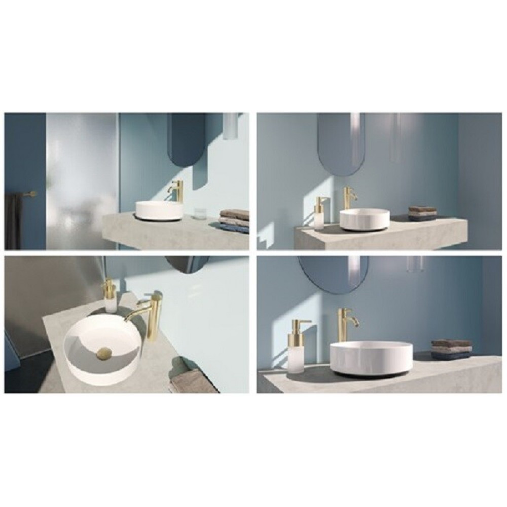 Смеситель для раковины, Dornbracht, Meta, цвет-золото светлое матовое