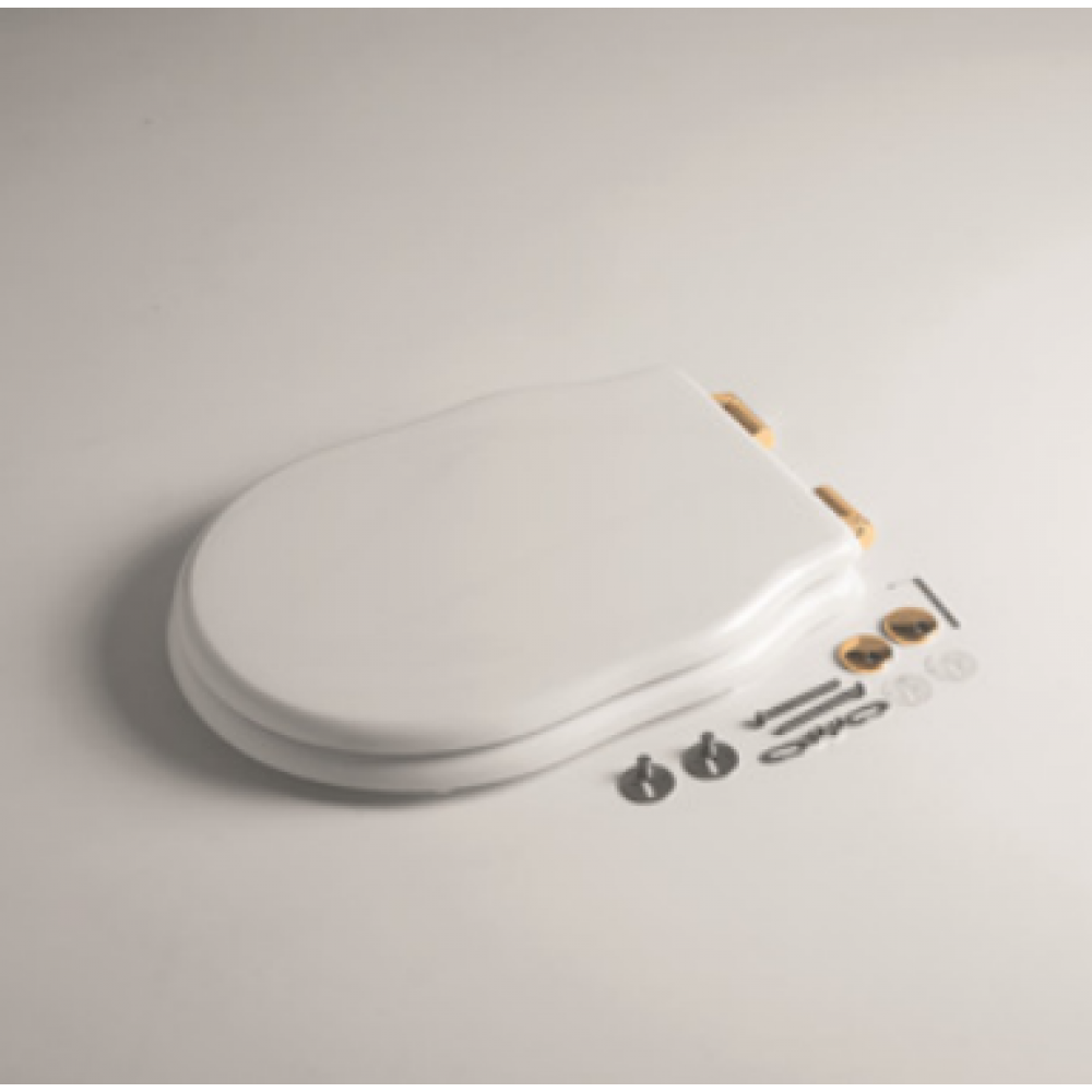 Сиденье для унитаза, Alice, Boheme, цвет-белый