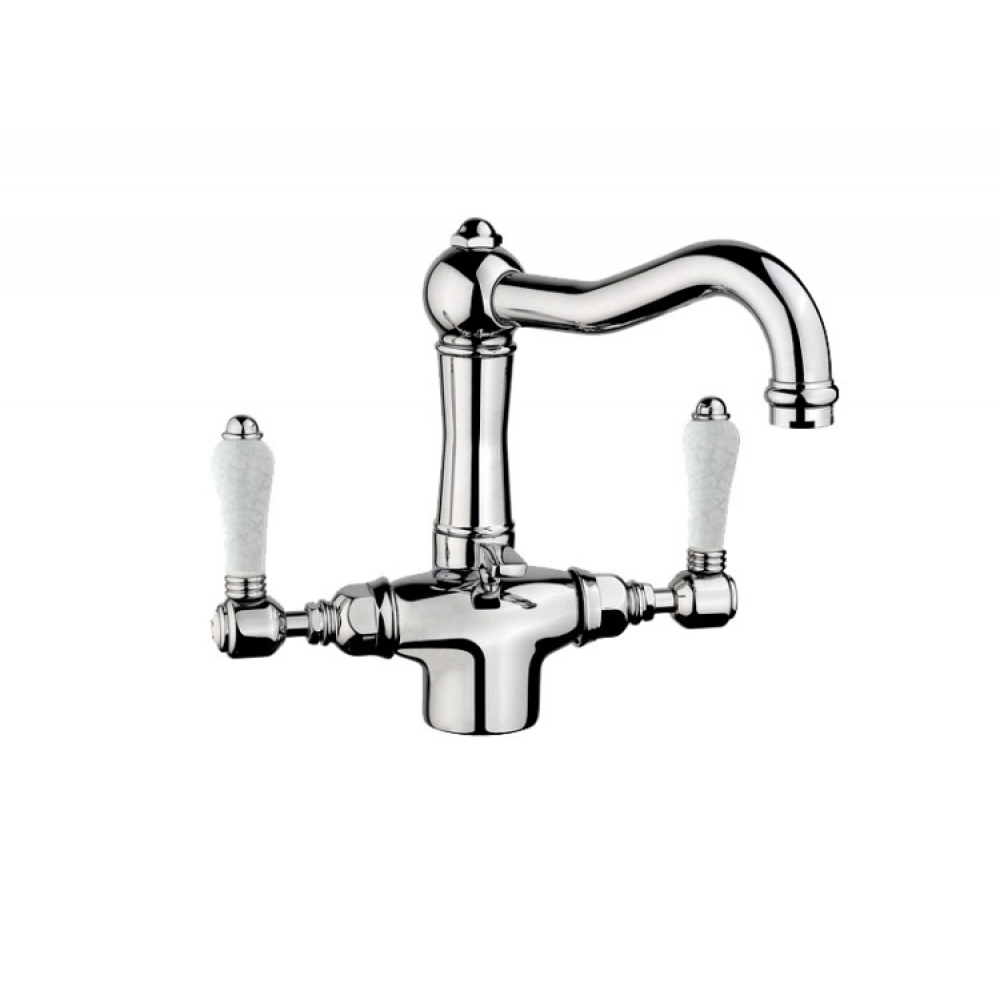 Смеситель для раковины, Nicolazzi, P.M.Blanc, цвет-Chrome