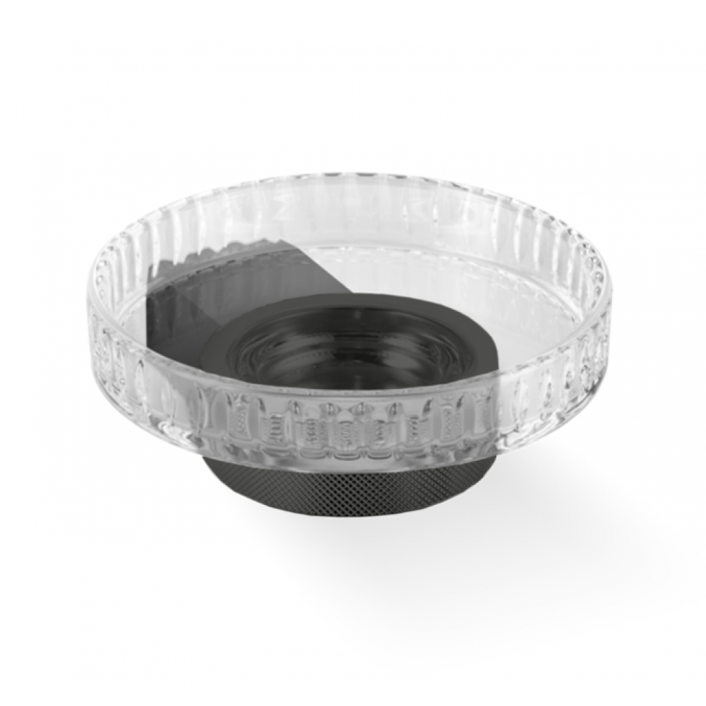 Мыльница, Decor Walther, Club, WSS, шгв 105*115*35, цвет-черный матовый