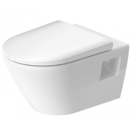 Унитаз, Duravit, D-Neo, подвесной, шгв 370*540*400, сиденье-в комплекте, цвет-белый