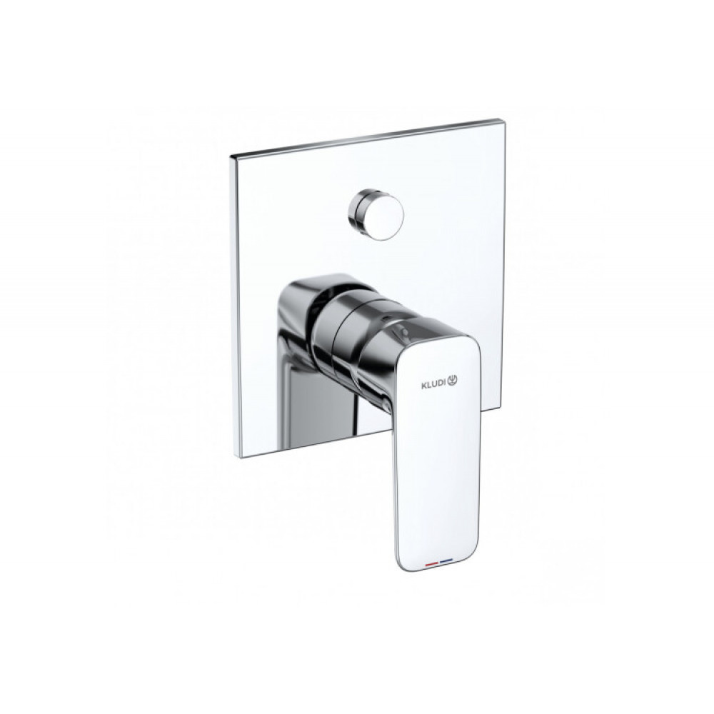 Смеситель для душа, Kludi, Pure&Style, на 2 потребителя, цвет-хром